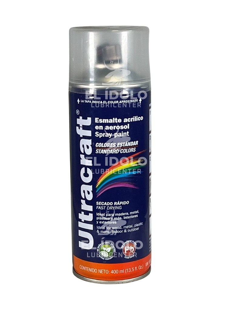 PINTURA ACRILICA SPRAY TRANSPARENTE 400 ml