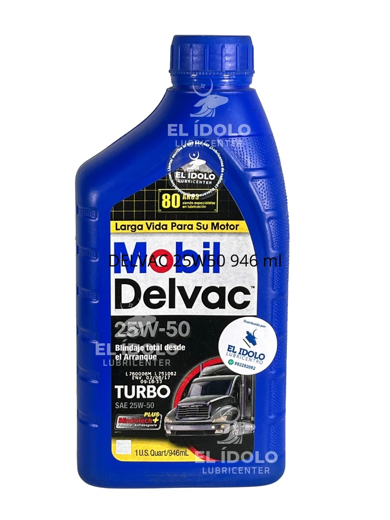 DELVAC 25W50 946 ml