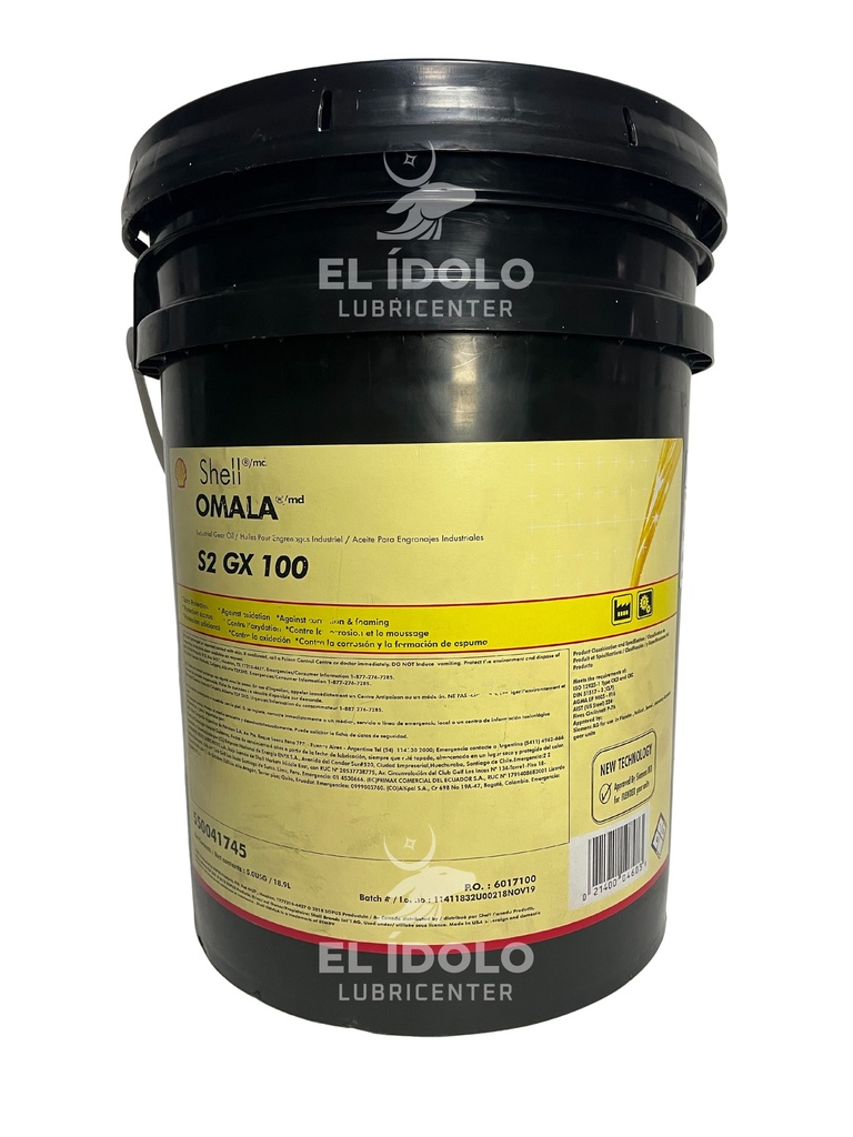 OMALA S2 GX 100 BALDE 20 L