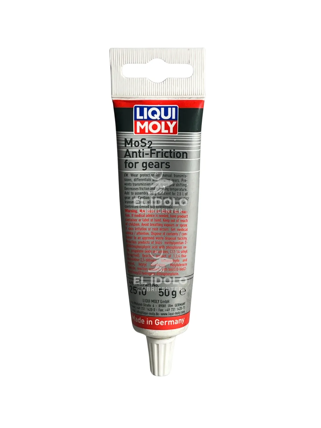 LIQUI MOLYMoS2 ANTI-FRICTION FOR GEARS