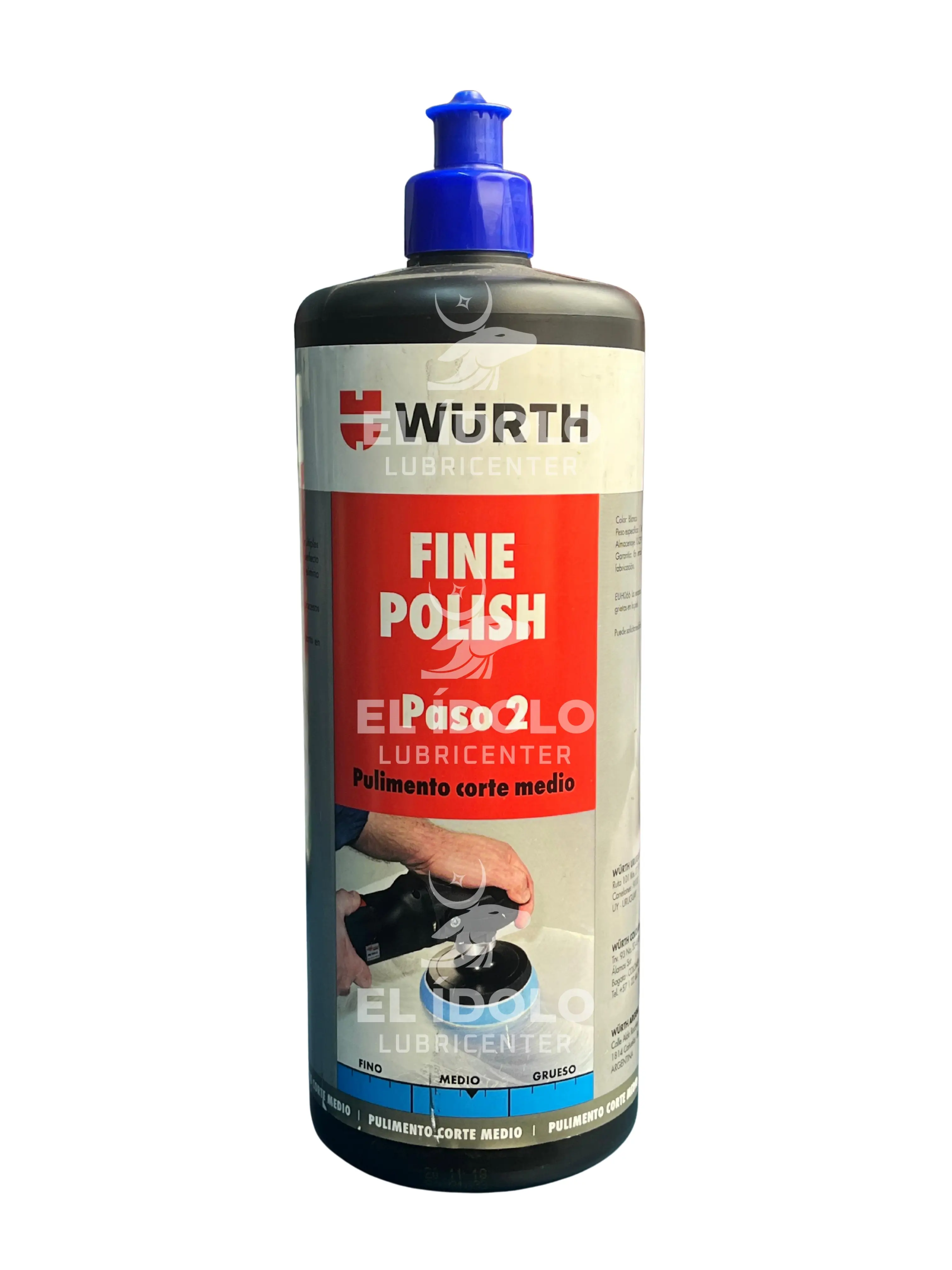 WURTH FINE POLISH PASO 2 MEDIO (CERA DE PULIDO) 1KG