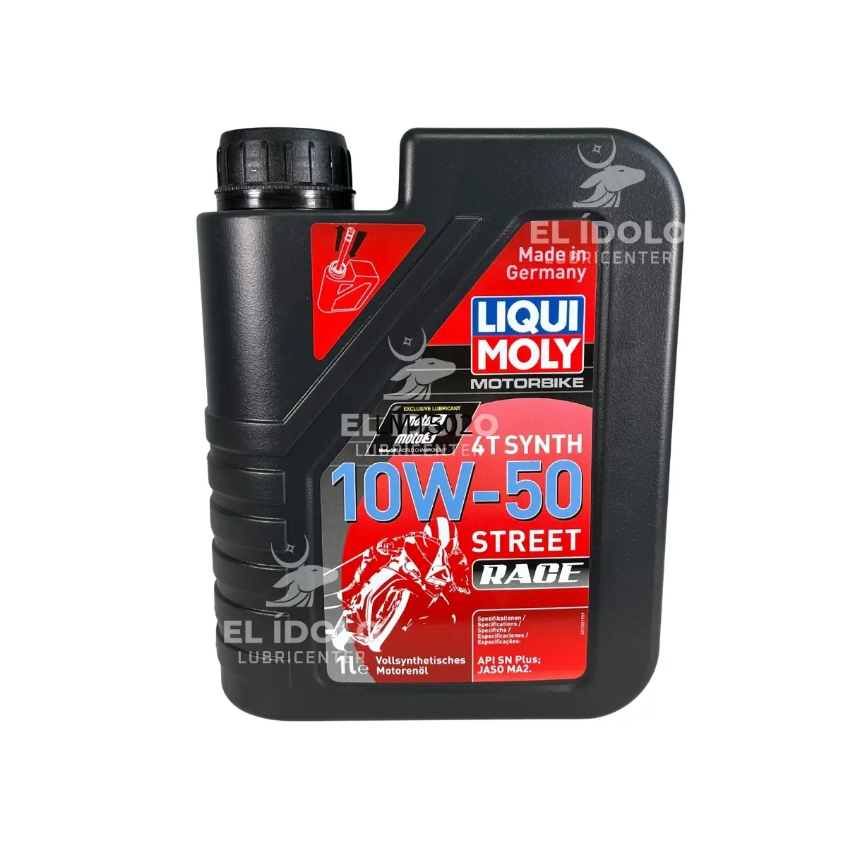 LIQUIMOLY ACEITE MOTOCICLETA 4T SYNTH 10W50 STREET RACE 1L