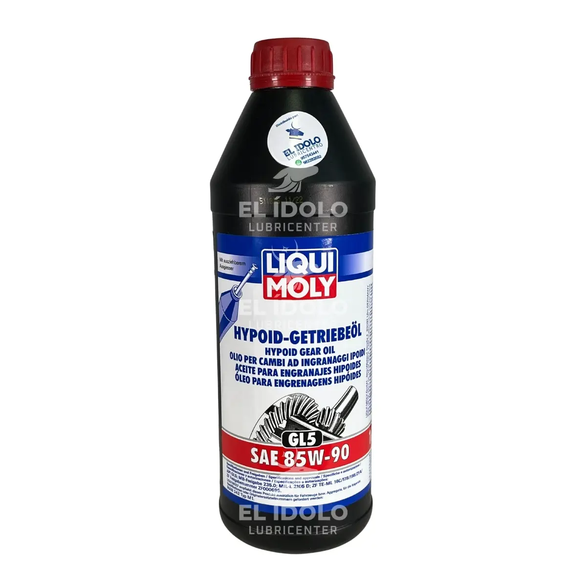 LIQUI MOLY HYPOID GETRIEBEÖL SAE 85W90 1L