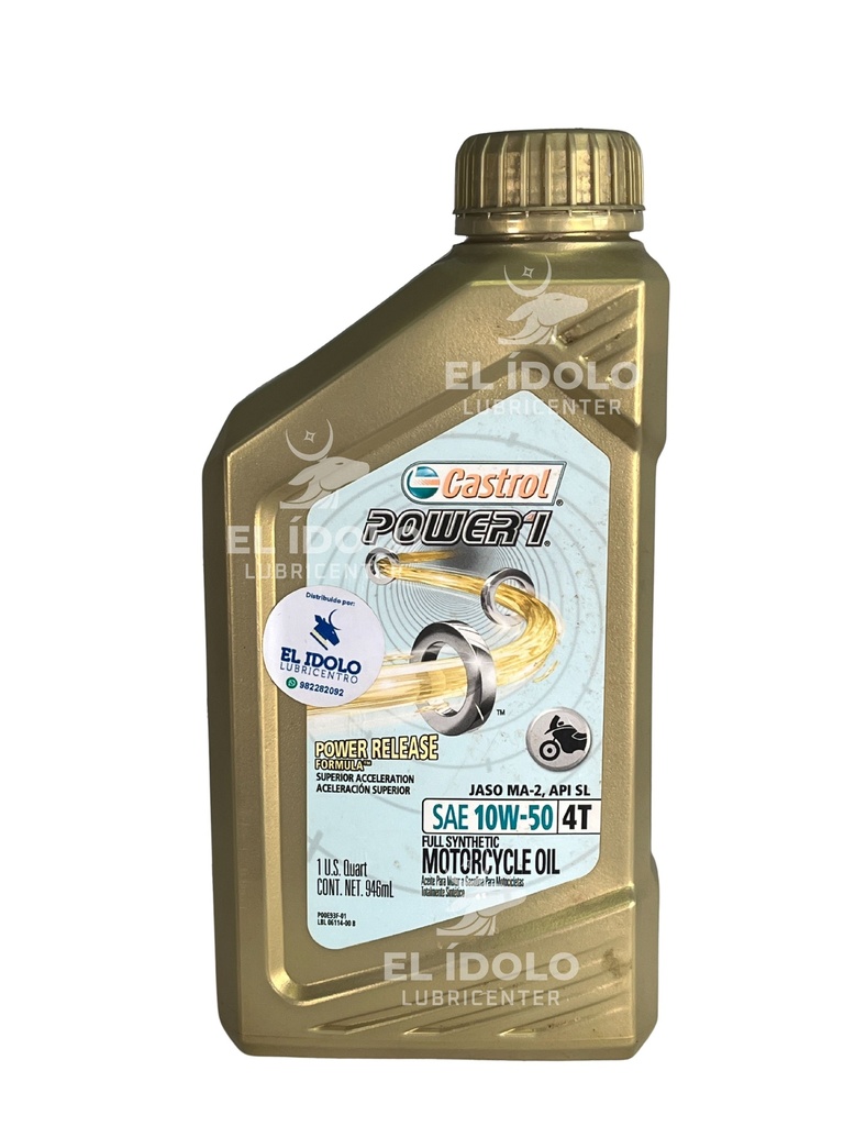 CASTROL POWER 1 4T 10W50 946 ML 