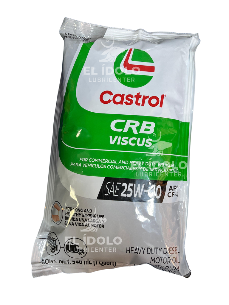 CASTROL CRB VISCUS SAE 25W60 DIESEL BOLSA
