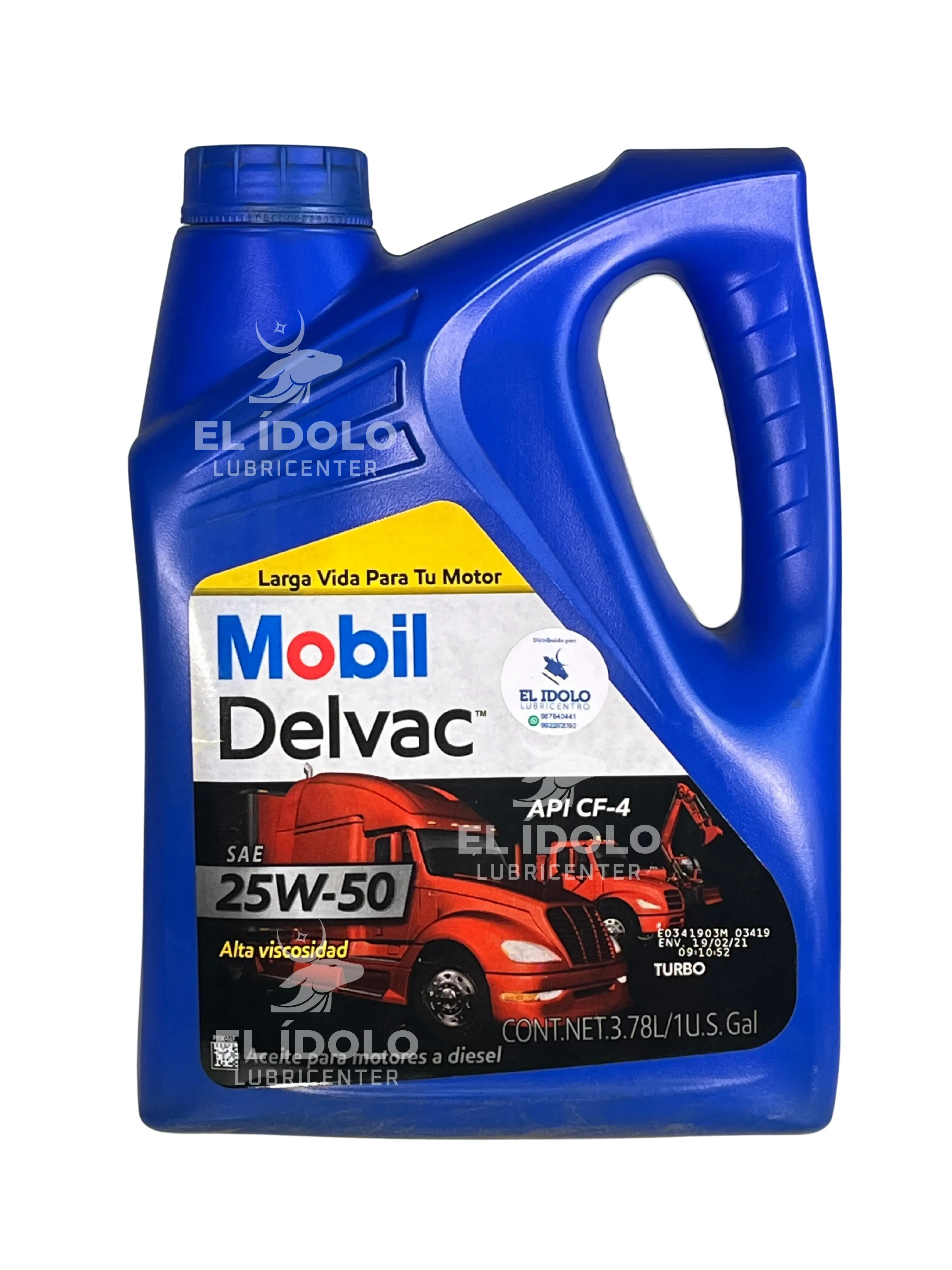 MOBIL DELVAC 25W50 GALON
