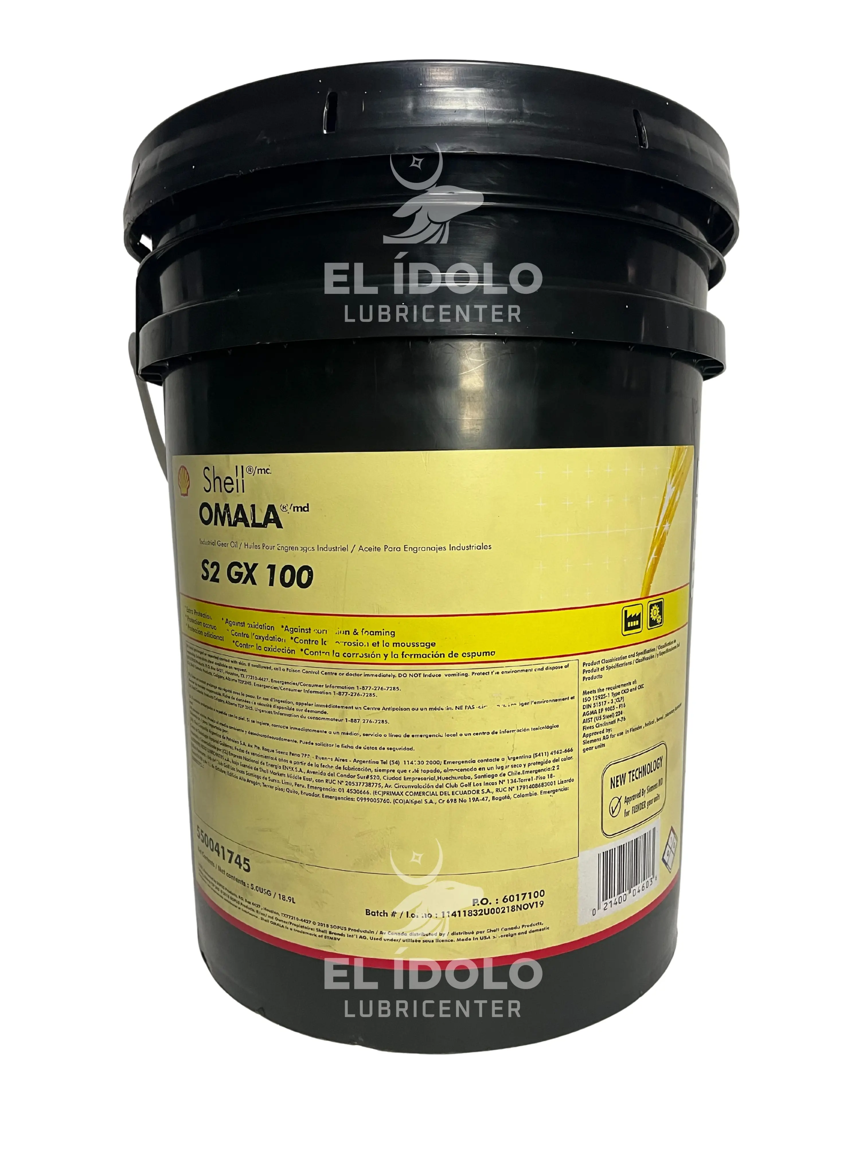 SHELL OMALA S2 GX 100 BALDE