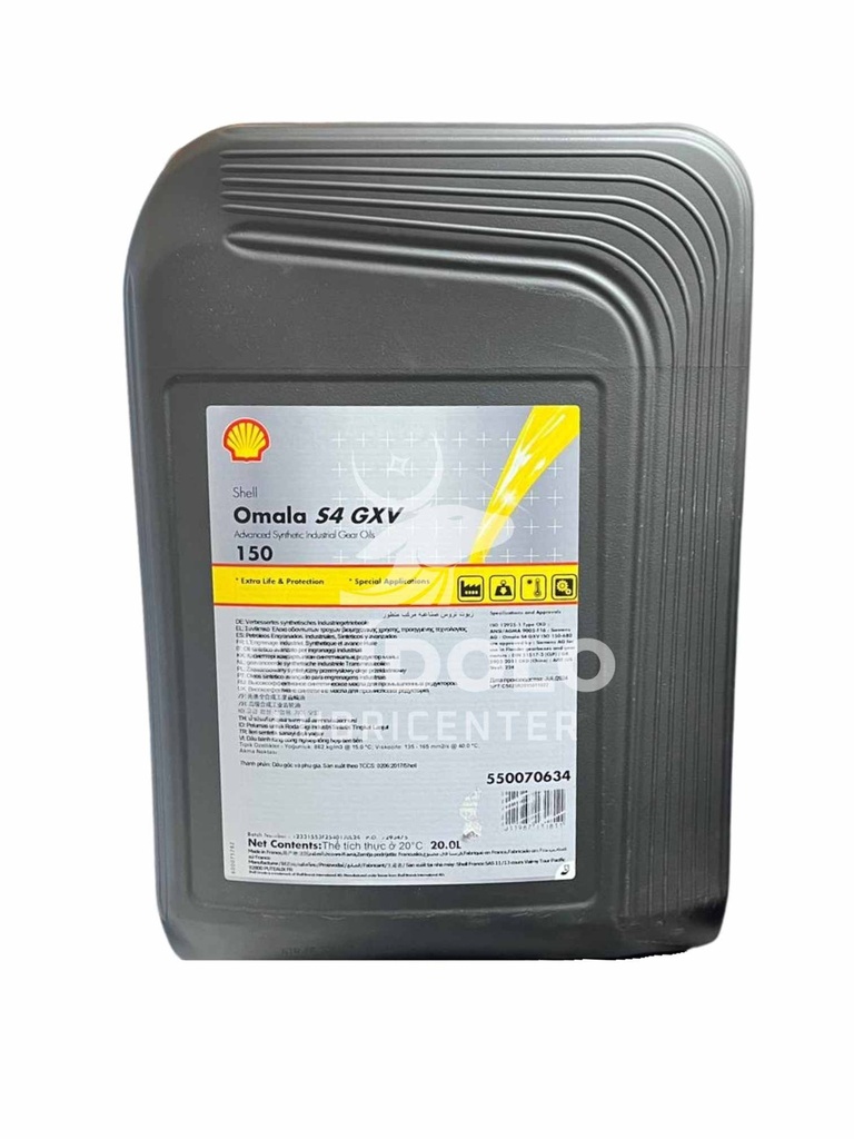 SHELL OMALA S4 GXV 150 20LT 