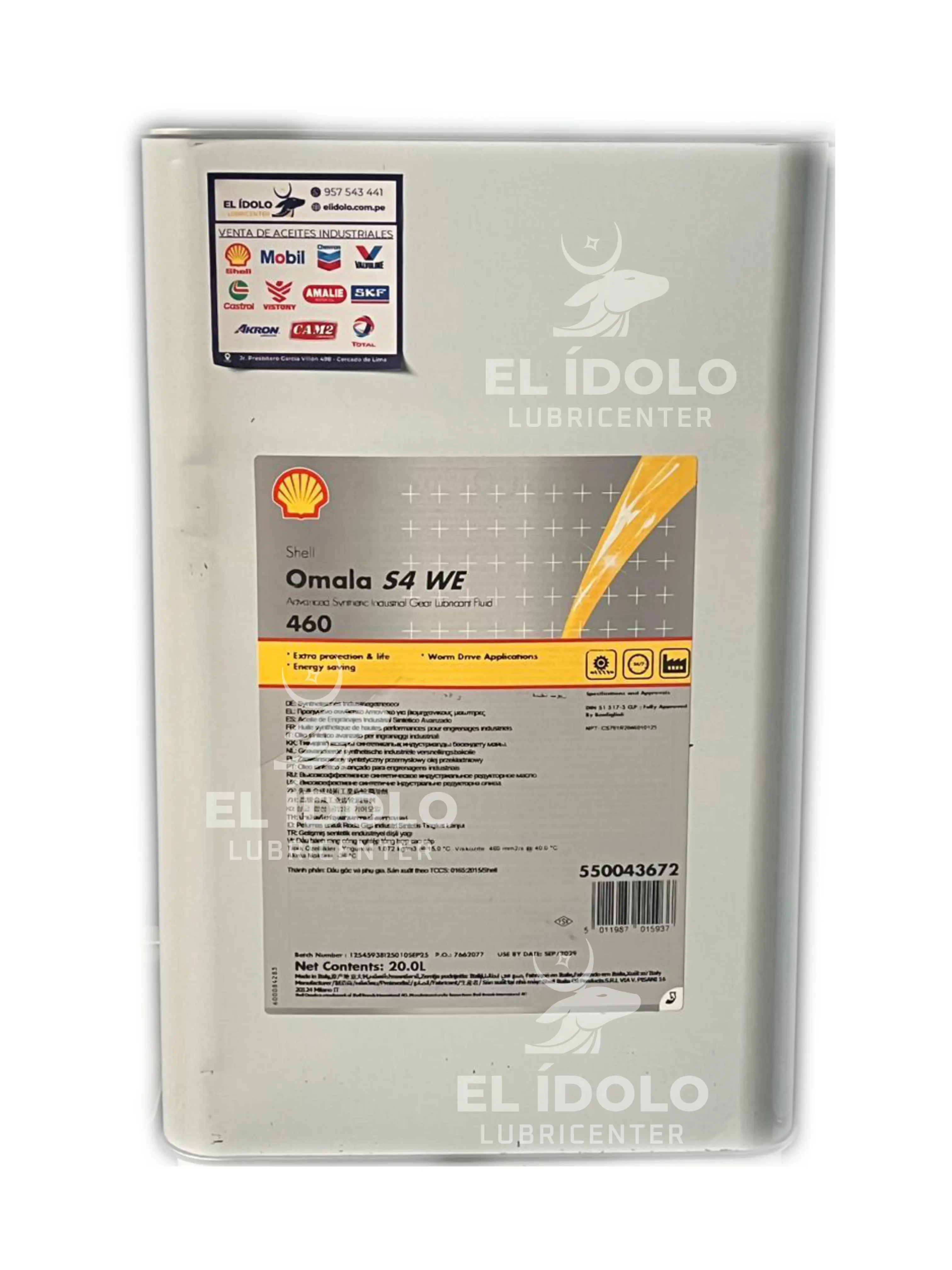 SHELL OMALA S4 WE 460 20LT