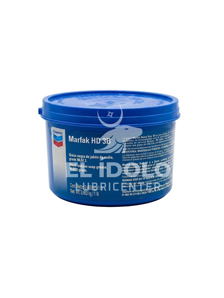 CHEVRON MARFAK HD 3B GRASA NEGRA DE SODIO NGLI 3 13 OZ