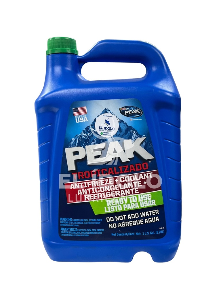 PEAK REFRIGERANTE 17% TROPICALIZADO GALON