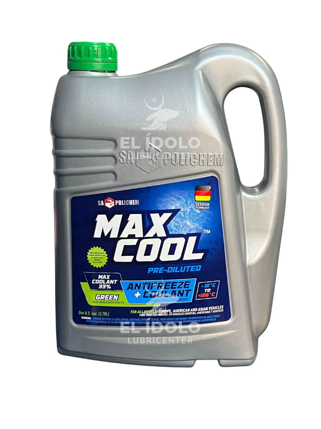 REFRIGERANTE VERDE 33% GALON