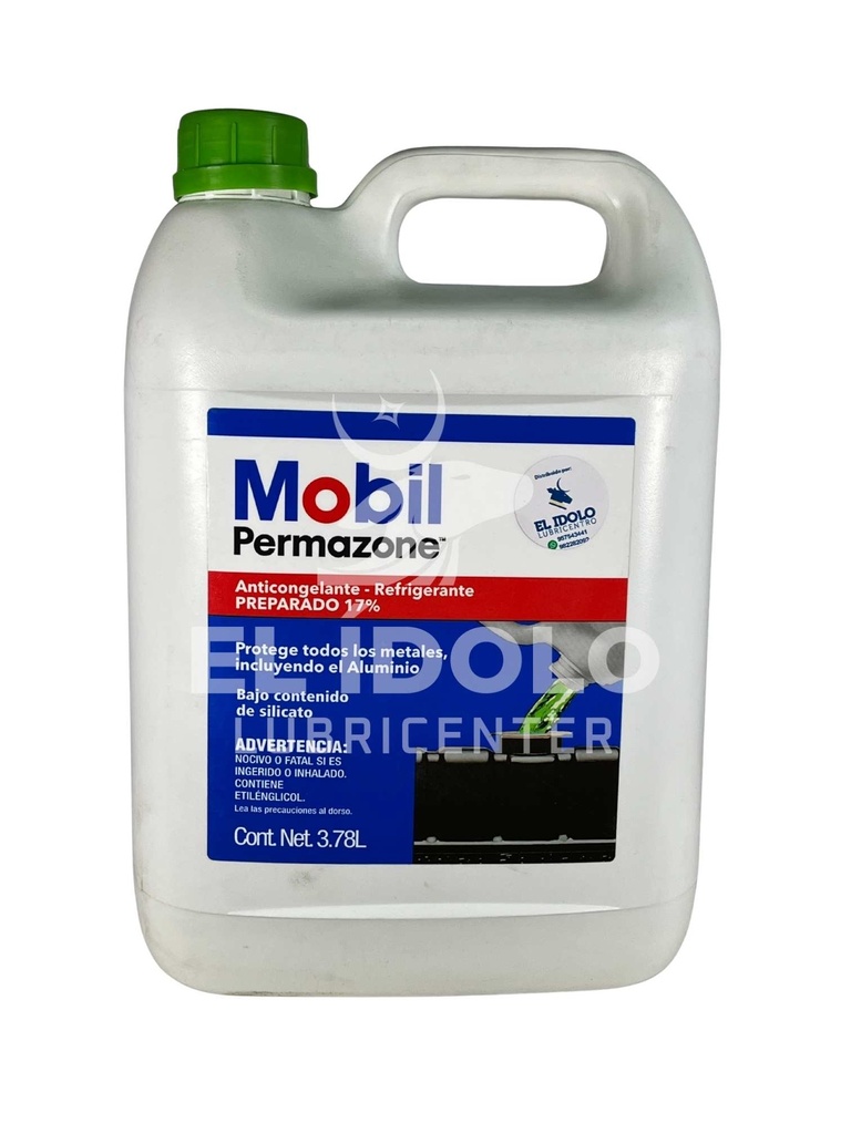 MOBIL REFRIGERANTE VERDE PERMAZONE 17% GALON