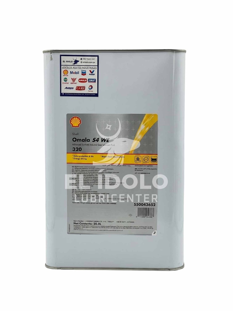 SHELL OMALA S4 WE 320 20LT 