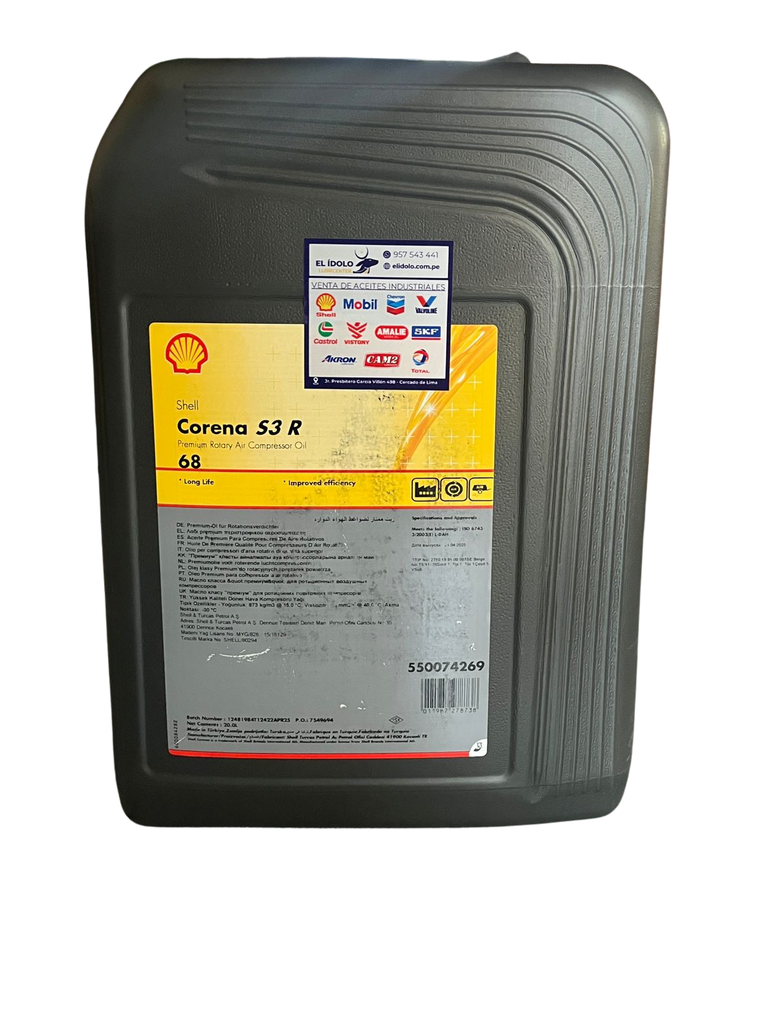 SHELL CORENA S3 R68 20LT