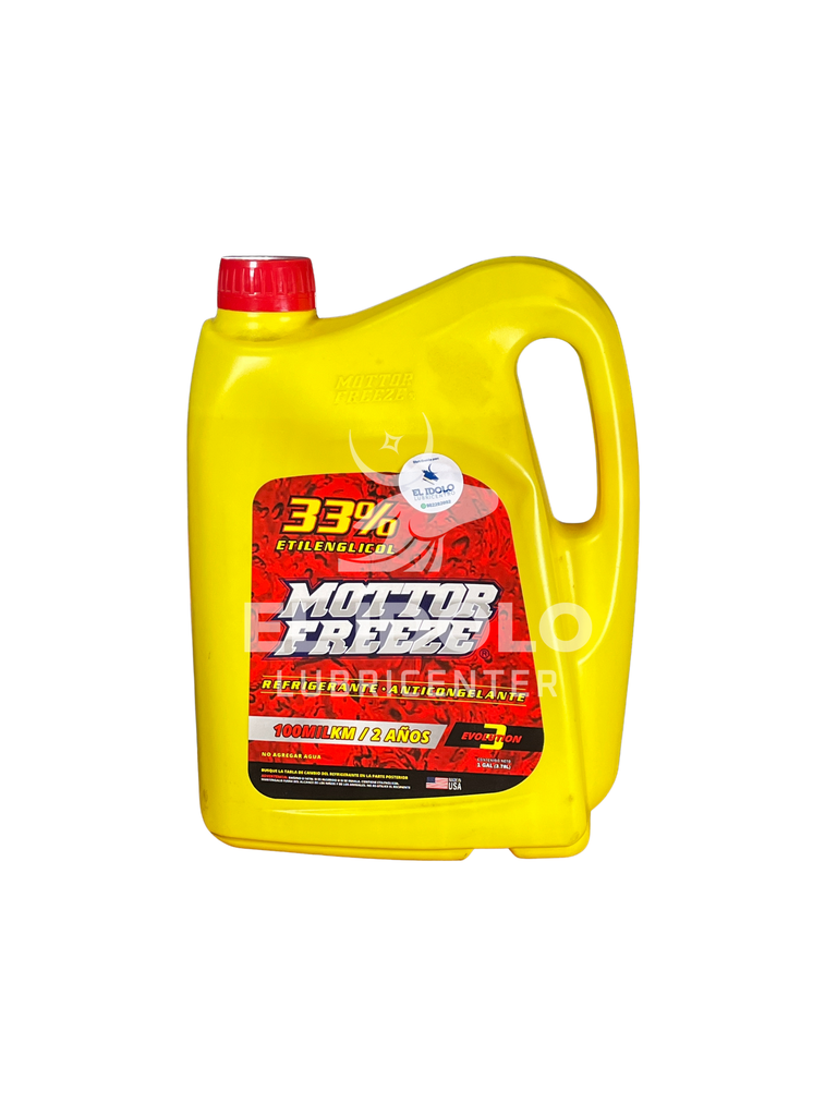 MOTTOR FREEZE REFRIGERANTE 33% ROJO GALON