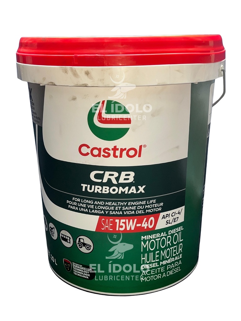 CRB TURBOMAX CI4 15W40 BALDE 20 L