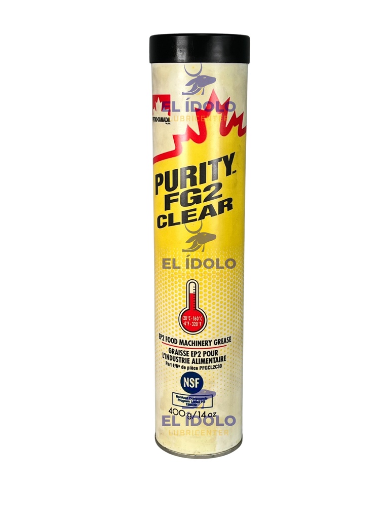 PURITY FG2 CLEAR TRANSPARENTE GRASA EP2 (GRADO ALIMENTARIO) 400 g