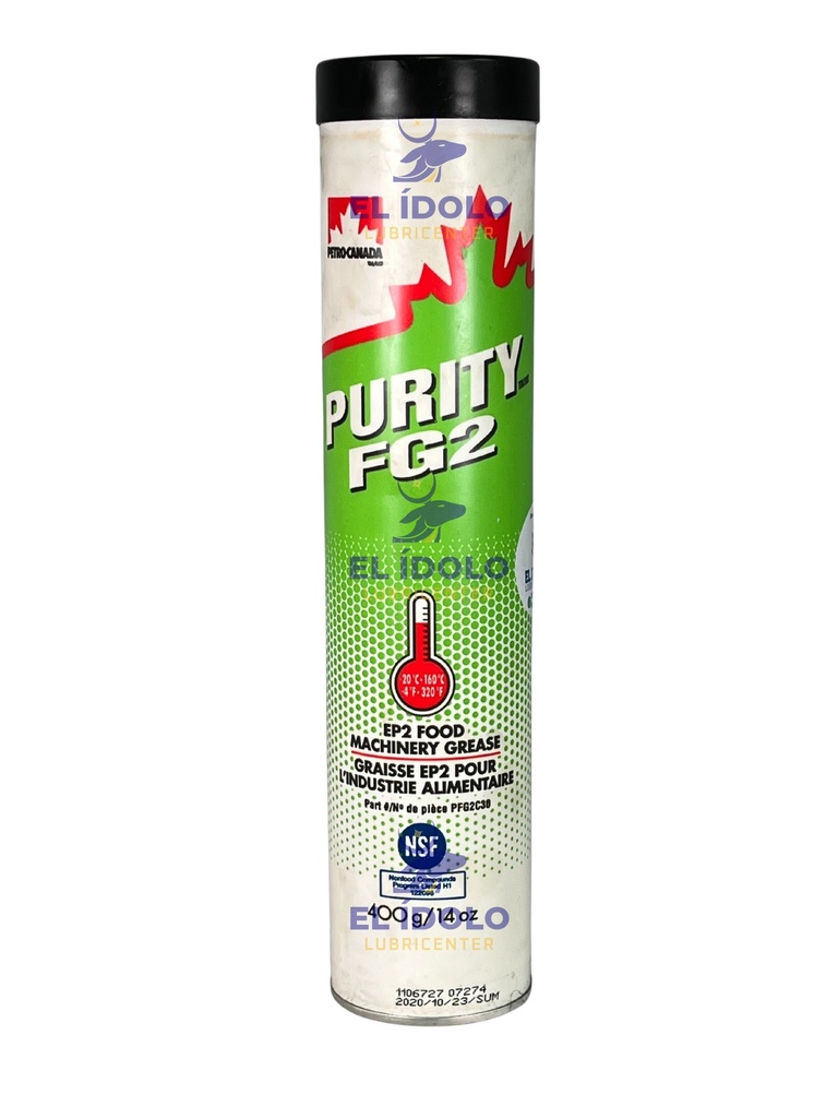 PURITY FG2 CLEAR GRASA EP2 BLANCA (GRADO ALIMENTARIO) 14 oz